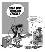 Gitarren Cartoon - 2